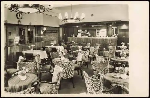 Postkaart Hengelo Interieur Café-Restaurant Cosa-Lunchroom 1954