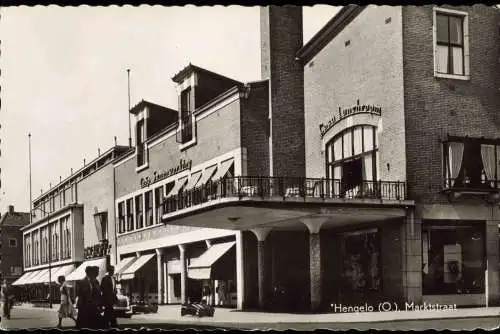 Postkaart Hengelo Marktstraat 1965