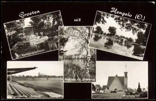 Hengelo Sportstadion Veldwijk" Stadion, Pr. Bernhardplantsoen MB 1969