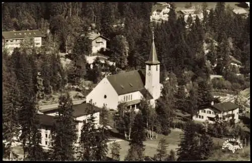 Ansichtskarte Schliersee Luftbild Kirche St. Josef 1968