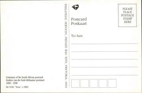Postcard East London (Südafrika) Natal Heraldik AK REPRO 1906/1996