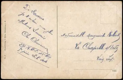 CPA Zabern Saverne Stadtpartie 1915