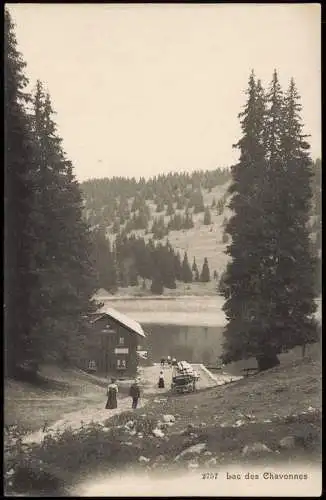 Ansichtskarte Ormont-Dessous Lac des Chavonnes 1908