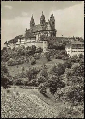 Ansichtskarte Schwäbisch Hall Schloss Kloster Comburg 1961