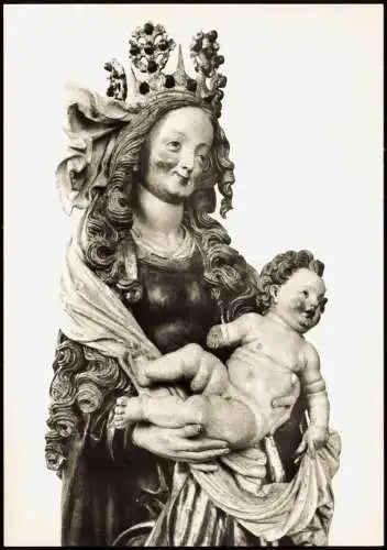 Ansichtskarte Schwäbisch Hall Comburger Madonna 1520-1525 1961
