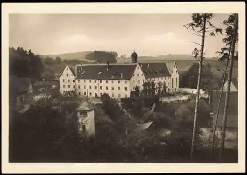 Ansichtskarte Habsthal-Weithart Benediktinerinnen-Abtei 1956