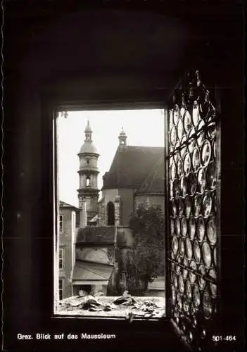 Ansichtskarte Graz Blick auf das Mausoleum 1960