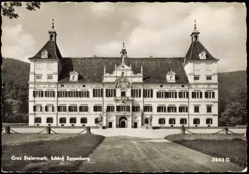 Ansichtskarte Graz Schloss Eggenberg (Castle Building) 1958
