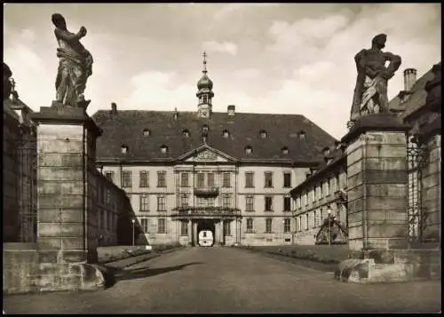Ansichtskarte Fulda Fuldaer Stadtschloss (Eingang) 1960