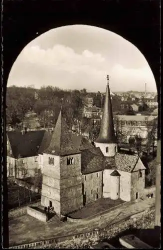 Fulda Michaeliskirche Blick aus dem Fenster auf die Michaeliskirche 1962