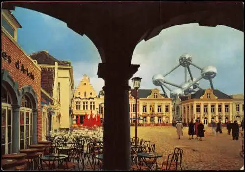 Brüssel Bruxelles EXPOSITION UNIVERSELLE 1958 Belgique Joyeuse Grand'Place 1958