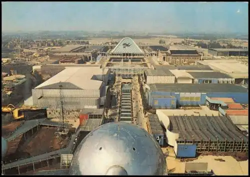 Brüssel Bruxelles Panorama de l'Expo, vue vers les Grands Palais 1958