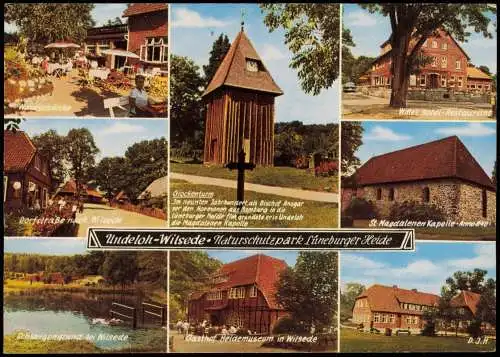 Undeloh Mehrbildkarte Undeloh-Wilsede Naturschutzpark Lüneburger Heide 1960