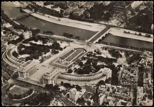CPA Paris Luftbild Vue Aérienne 1962