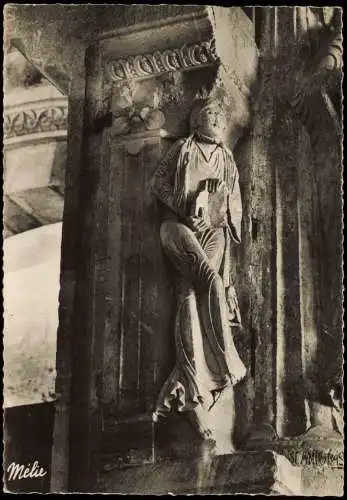 Vézelay Eglise Abbatiale de la Madeleine XIIe s. Saint-Jean l'Evangéliste 1959