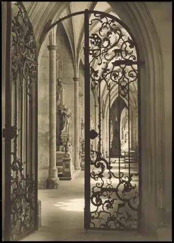 Ansichtskarte Salem Münster Eingang zum Seitenschiff 1960