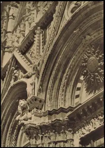 Cartoline Siena La Facciata del Duomo 1964