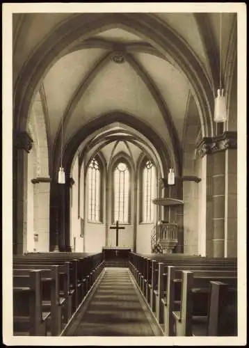 Ansichtskarte Wolfhagen Innenansicht - Stadtkirche 1956