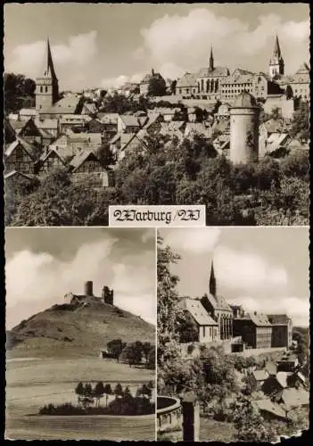 Ansichtskarte Warburg Stadtteilansichten 3 Bild 1958