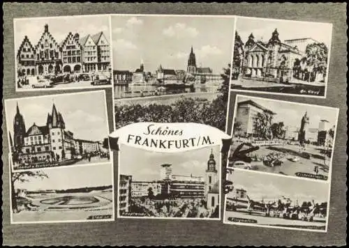 AK Frankfurt Main   1958  Werbestempel Inter. Drogisten Fachausstellung