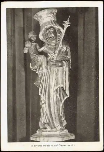 Sögel-Samtgemeinde Sögel Kapuzinerkloster Schwarze Madonna auf Clemenswerth 1959