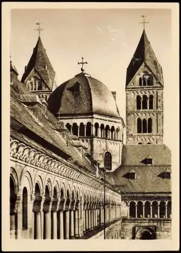 Ansichtskarte Speyer Kaiserdom Südliche Langhauswand nach Osten 1960
