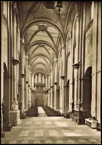 Ansichtskarte Speyer Kaiserdom Inneres, Blick zur Orgel 1960