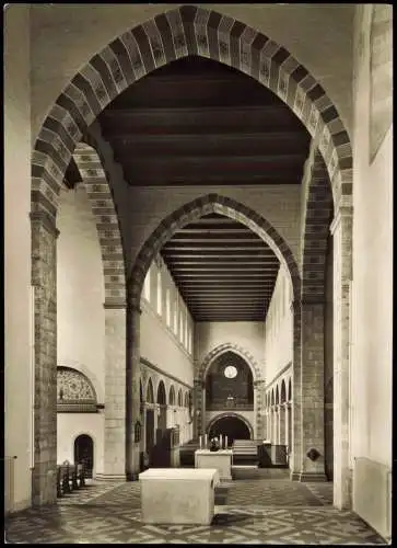 Ansichtskarte Helmstedt Kloster Marienberg Inneres nach Westen. 1960