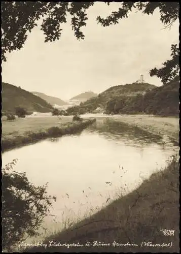 .Hessen Jugendburg Ludwigstein u. Ruine Haustein (Werratal) 1960