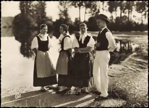 Groupe Folklorique "LE DIAIRI " MONTBÉLIARD Frankreich France Typen 1961
