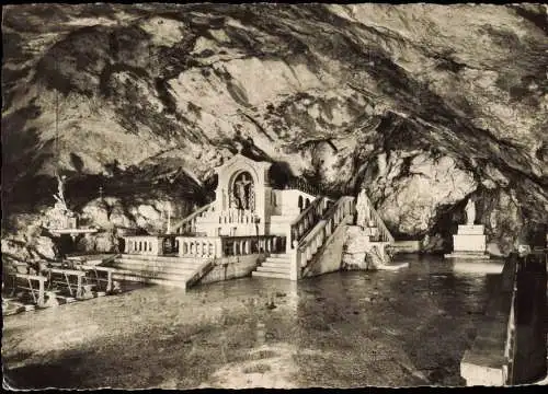 .Frankreich LA SAINTE-BAUME (Var) Maître-Autel dans la Grotte Sainte- 1960