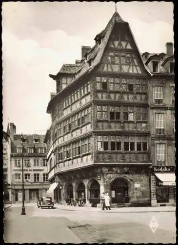 CPA Straßburg Strasbourg Haus Kammerzell La Maison Kammerzell 1955