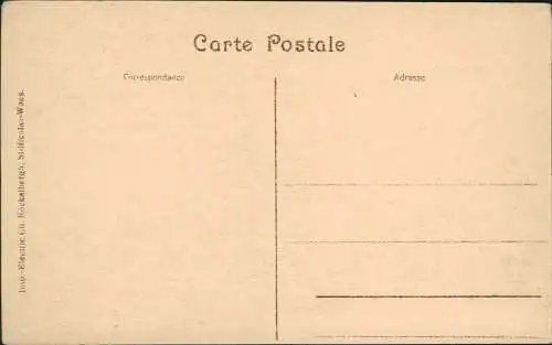 Postkaart Sint-Niklaas Saint-Nicolas L'Hôtel de Ville. Rathaus 1915