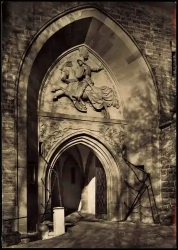 Ansichtskarte Hechingen BURG HOHENZOLLERN, Portal 1960