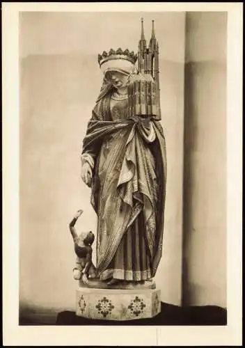 Marburg an der Lahn Elisabethkirche Heilige Elisabeth  Celebrantenstuhl 1960