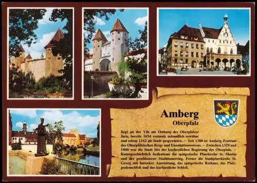 Ansichtskarte Amberg Stadttore Mehrbild - Chronikkarte 1993