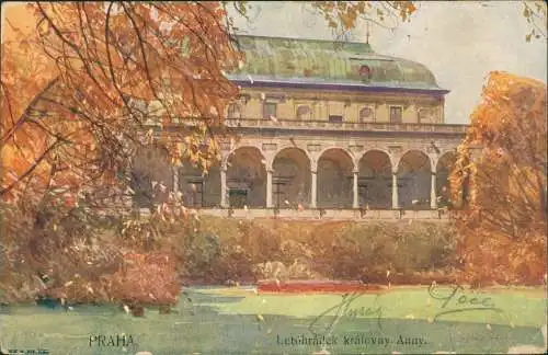 Prag Praha Letohradek kralovny Anny/Lusthaus der Königin Anna / Belvedere 1920