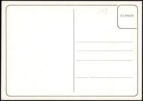 Ansichtskarte Berlin Stadtplan Ansichtskarte die 4 Sektoren 1988