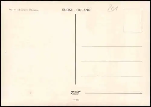 Postcard .Finnland Suomi Landkarten Ansichtskarte Umland Trachten 1979