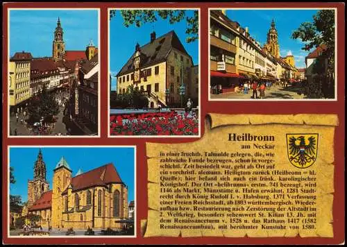 Ansichtskarte Heilbronn Stadtteilansichten Fleinerstraße - Chronikkarte 1991