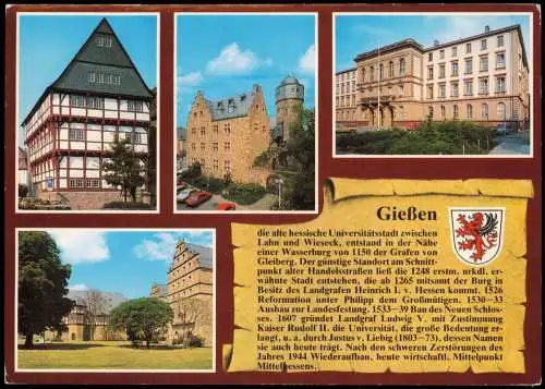 Ansichtskarte Gießen Stadtteilansichten - Chronikkarte 1991