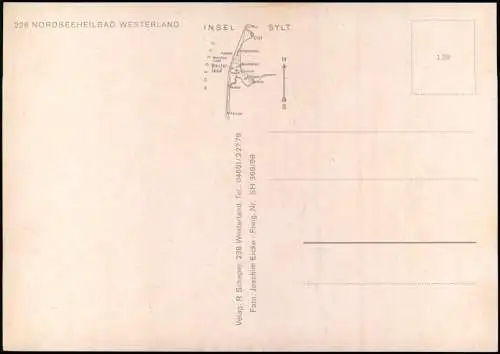 Ansichtskarte Westerland-Sylt Luftbild 1971