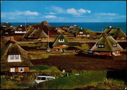 Ansichtskarte Sylt Sonnenland, Häuser 1987