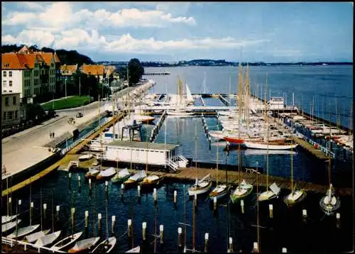 Ansichtskarte Schilksee-Kiel Olympia-Hafen 1979