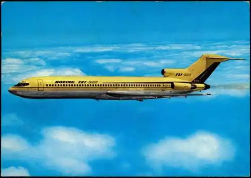 Ansichtskarte  Flugzeug Airplane Avion BOEING 727-200 1979