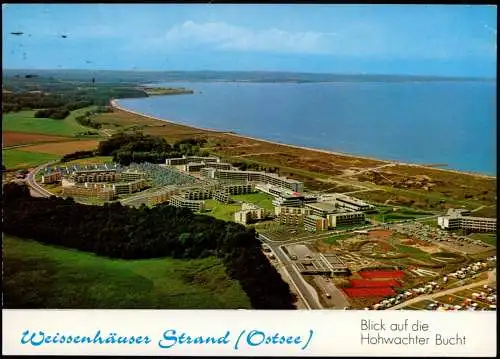 Ansichtskarte Weißenhäuser Strand-Wangels Luftbild Hotelanlage 1986