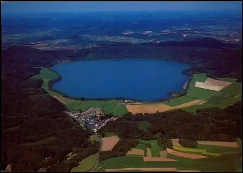 Ansichtskarte Glees (Vulkaneifel) Abtei Maria Laach Luftbild mit See 1992