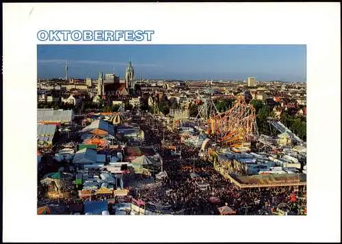 Ansichtskarte München Oktoberfest - Gesamtansicht 1996