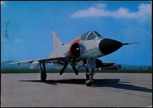 Ansichtskarte Luzern Lucerna Mirage III Militär Flugzeug Museum 1978