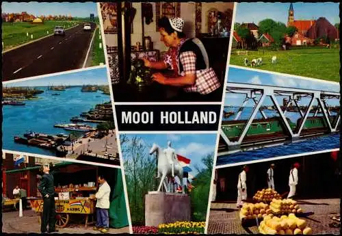 Postkaart .Niederlande Dutch / Niederlande MOOI HOLLAND Mehrbild 1979